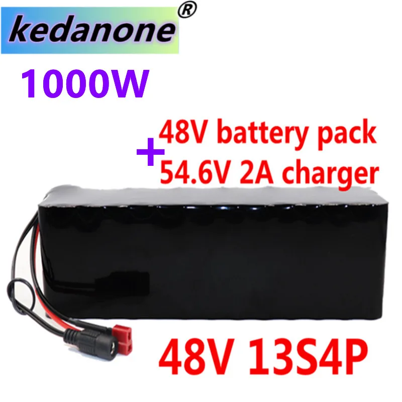 48V Battery Pack Bateria 13S4P Electric Car 48V 14Ah Electric Bicycle 1000W Lithium Battery and 2A Charger
48V Battery Pack Bateria 13S4P Electric Car 48V 14Ah Electric Bicycle 1000W Lithium Battery and 2A Charger