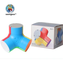 SENGSO Magic Column Pillar Cube Special Shape Magic CubeIrregular Cube Profession Puzzle Kids Toys Fidget Toy Infinity Cube