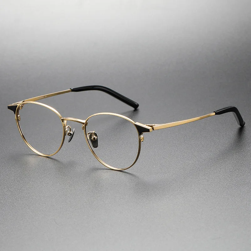 Pure Titanium 999 Japanese Small Face Eyeglasses Frames Round Top Quality Men Glasses Women Fashion Prescription Retro Eyewear
Pure Titanium 999 Japanese Small Face Eyeglasses Frames Round Top Quality Men Glasses Women Fashion Prescription Retro Eyewear