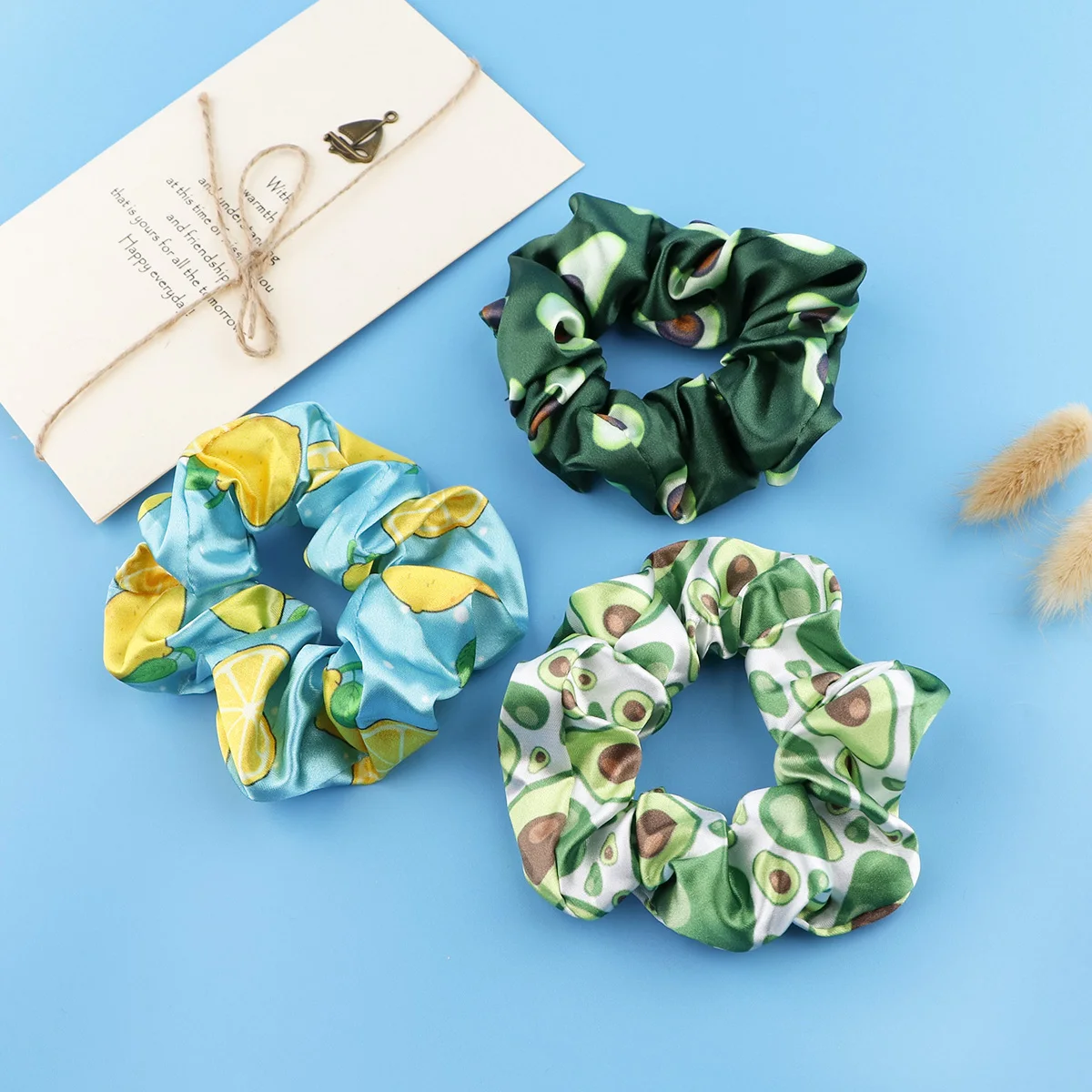 Cute Fruit Avocado Scrunchies Lemon Hair Ties Elastic Hair Band Women Girls Fashion Hair Ropes Headband Hair Accessories
Cute Fruit Avocado Scrunchies Lemon Hair Ties Elastic Hair Band Women Girls Fashion Hair Ropes Headband Hair Accessories