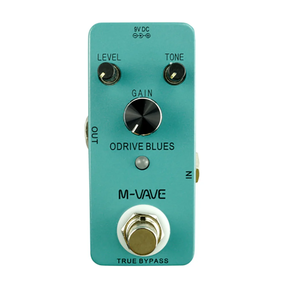 

M-VAVE ODRIVE-BLUES Electric Guitar Effect Pedal Analog Overdrive True Bypass Zinc Alloy Electric Guitar Effects Processors