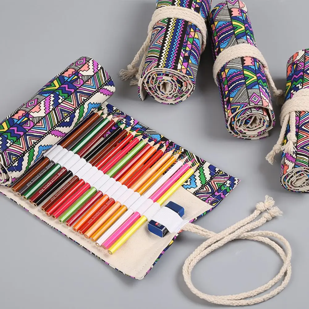 12/24/36/48/72 Hole Colorful Pencil Bag Stationery Cosmetic Pencil Storage Cloth Pencil Case Antique Aesthetics
12/24/36/48/72 Hole Colorful Pencil Bag Stationery Cosmetic Pencil Storage Cloth Pencil Case Antique Aesthetics