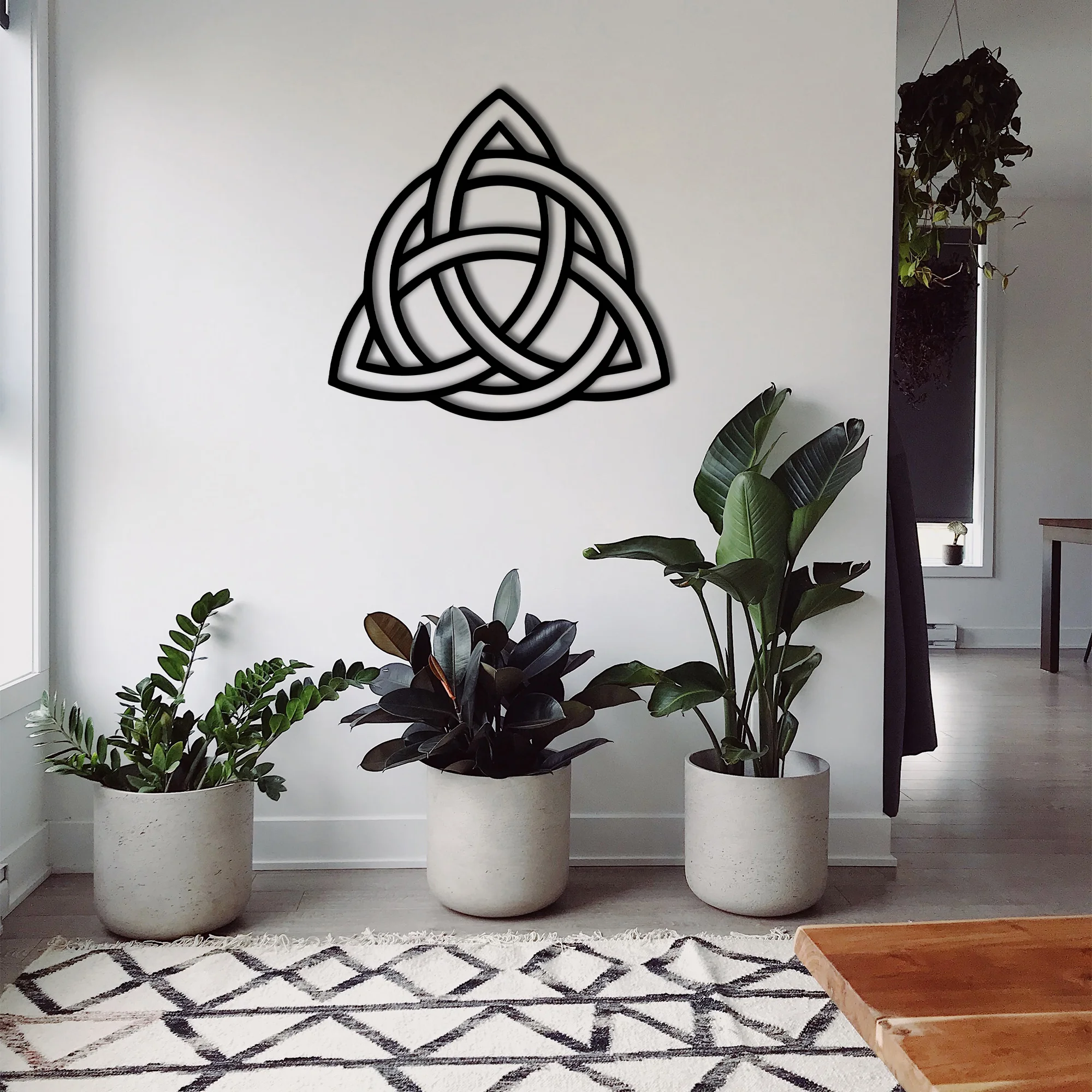 Trinity Knot I Viking Symbol Nordic Sign Hanging Ornament Metal Wall Art Home Decor Interior Office Decoration Gifts
Trinity Knot I Viking Symbol Nordic Sign Hanging Ornament Metal Wall Art Home Decor Interior Office Decoration Gifts