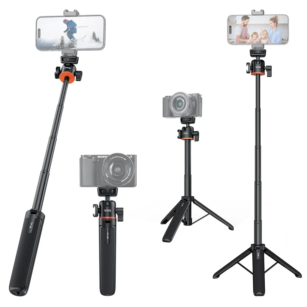 VRIG 22" Mini Extend Phone Tripod 360° Ball Head Camera Tripod w Cold Shoe Selfie Stick Tripod for iPhone 14 13 12 Samsung GoPro
VRIG 22" Mini Extend Phone Tripod 360° Ball Head Camera Tripod w Cold Shoe Selfie Stick Tripod for iPhone 14 13 12 Samsung GoPro
