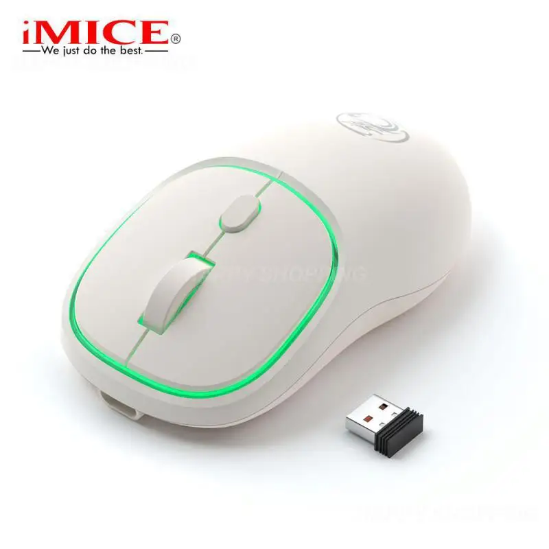 iMICE New 7-Color Luminous Rechargeable Dual-Mode Mute 2.4GHz Wireless Mouse TYPE-C Interface
iMICE New 7-Color Luminous Rechargeable Dual-Mode Mute 2.4GHz Wireless Mouse TYPE-C Interface