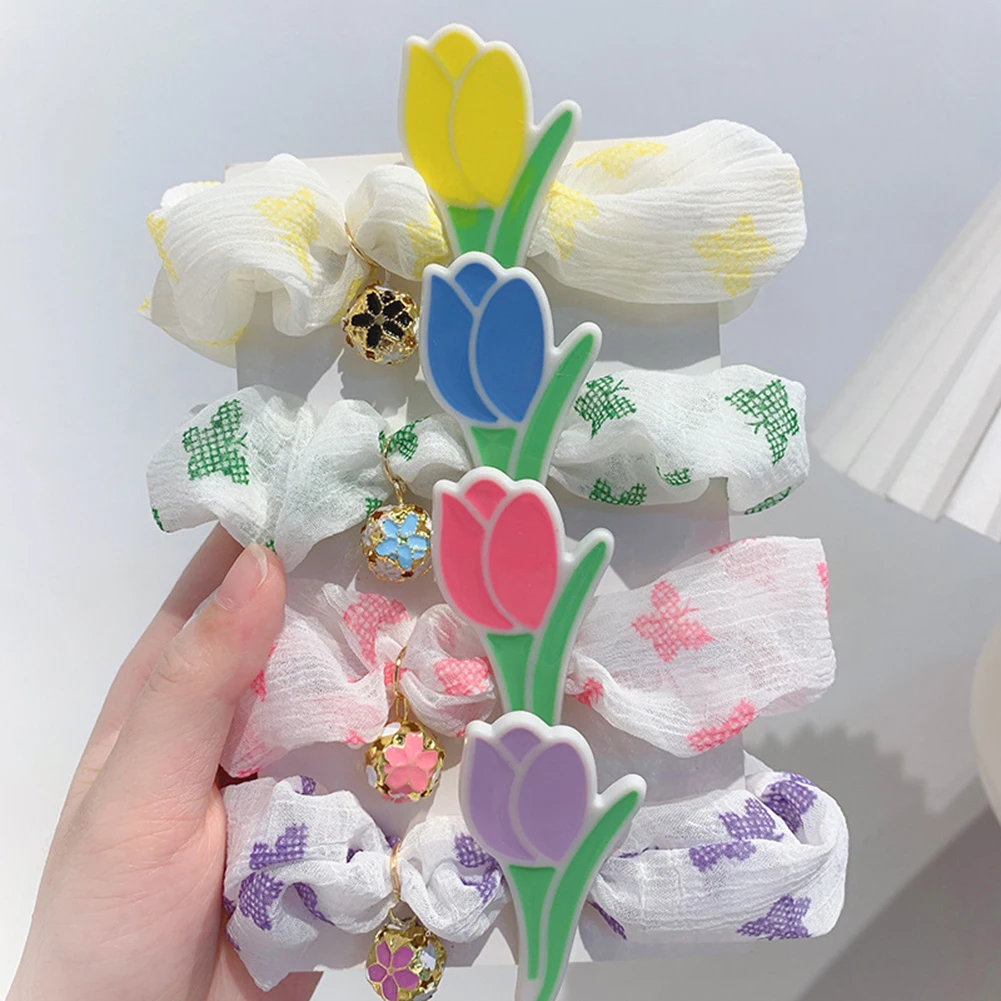 Korean Hair Rope Vintage Elegant Colorful Tulip Hair Ring Elastic Rubber Band Women Fashion Simple Hair Clip Hair Accessories
Korean Hair Rope Vintage Elegant Colorful Tulip Hair Ring Elastic Rubber Band Women Fashion Simple Hair Clip Hair Accessories