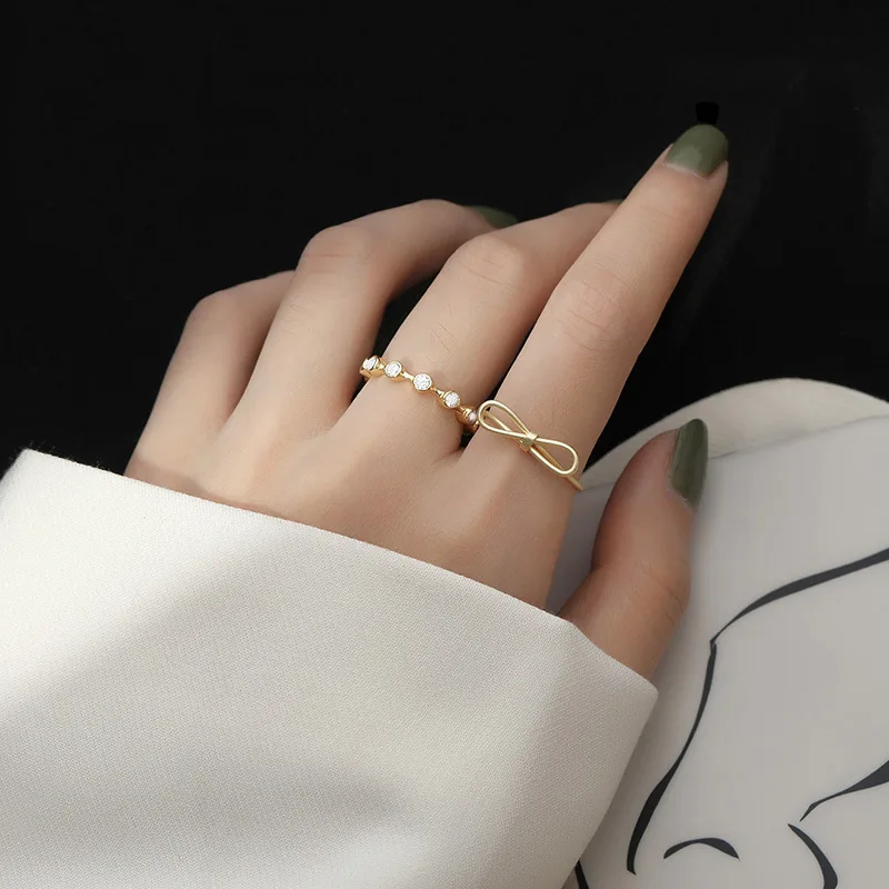Adjustable Open Ring 925 Sterling Silver Ring Women's Fashion Personality Crystal Butterfly 18 k Gold Ring Elegant Accesseries
Adjustable Open Ring 925 Sterling Silver Ring Women's Fashion Personality Crystal Butterfly 18 k Gold Ring Elegant Accesseries