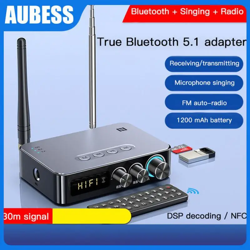 With Mic U Disk Play Transmitter Newest Upgrade Audio Receiver Music Nfc Touch 3d Surround Stereo Hot Transmitter New
With Mic U Disk Play Transmitter Newest Upgrade Audio Receiver Music Nfc Touch 3d Surround Stereo Hot Transmitter New