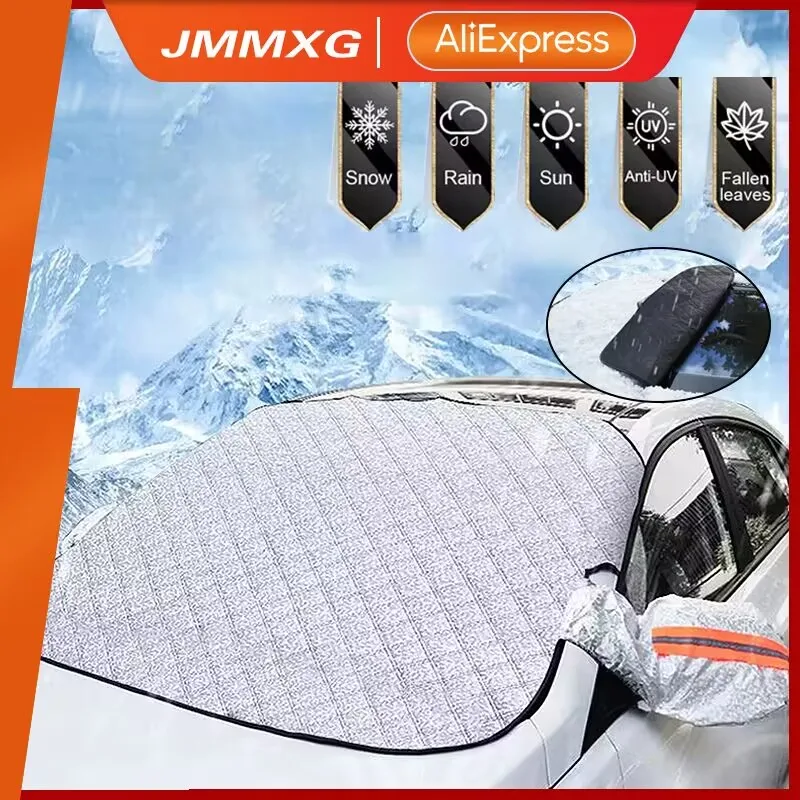 Car Windshield Snow Cover Outdoor Sunshade Waterproof Anti Ice Frost Auto Protector Winter Car Exterior Covers For Sedan & SUV
Car Windshield Snow Cover Outdoor Sunshade Waterproof Anti Ice Frost Auto Protector Winter Car Exterior Covers For Sedan & SUV
