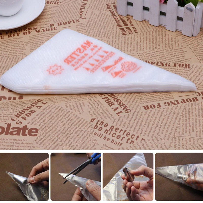 20/50/100pcs Disposable Pastry Bags S M L 3 Size Disposable Piping Bag Icing Fondant Cake Cream Decorating Pastry Tip Tools
20/50/100pcs Disposable Pastry Bags S M L 3 Size Disposable Piping Bag Icing Fondant Cake Cream Decorating Pastry Tip Tools