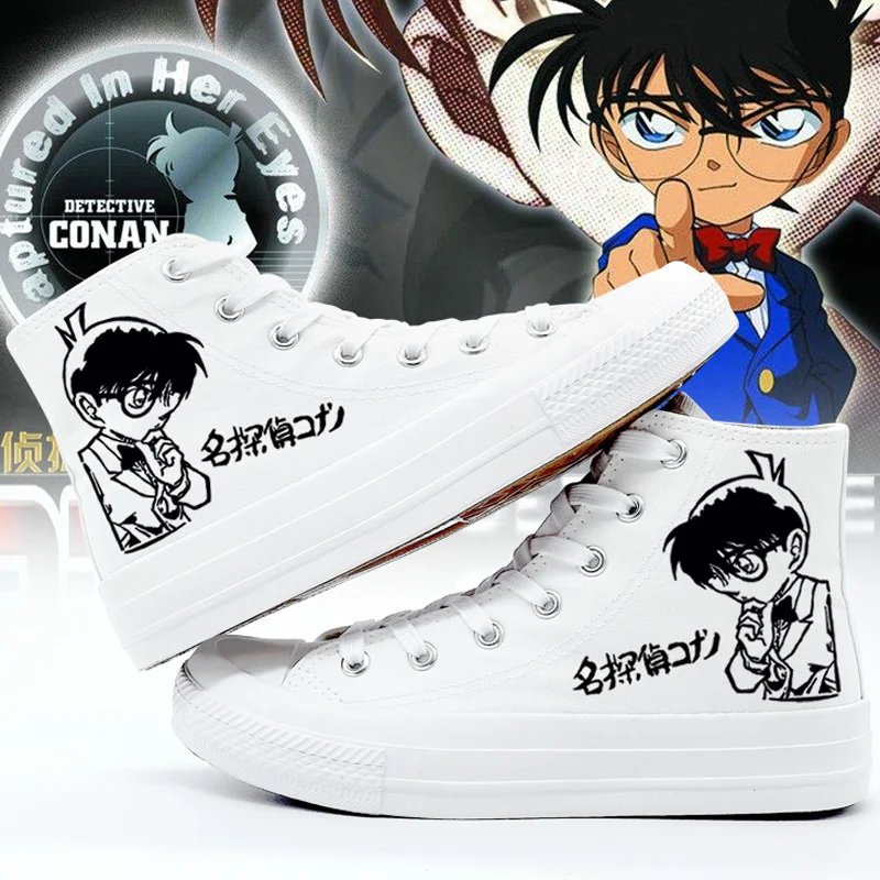 Detective Conan Anime Cartoon Students High Help Case Closed Canvas Shoes Casual Comfortable Women College Cosplay Cos Shoes
Detective Conan Anime Cartoon Students High Help Case Closed Canvas Shoes Casual Comfortable Women College Cosplay Cos Shoes