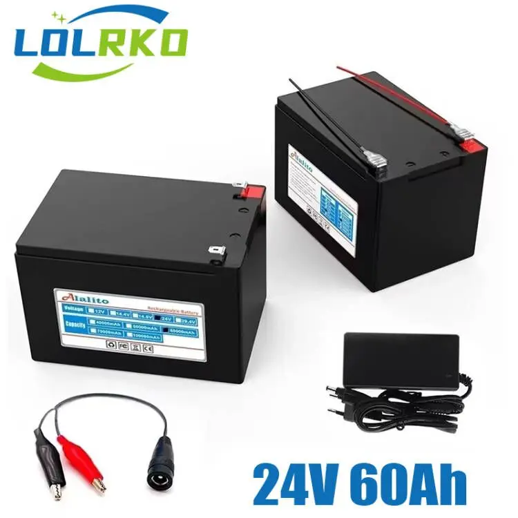 Аккумулятор Alalito 6s4p 24 в 60 Ач 18650, литий-ионный аккумулятор большой емкости 25,2 в 60000 мАч для велосипеда, мопеда, электроинструмента, аккумулятор
Аккумулятор Alalito 6s4p 24 в 60 Ач 18650, литий-ионный аккумулятор большой емкости 25,2 в 60000 мАч для велосипеда, мопеда, электроинструмента, аккумулятор