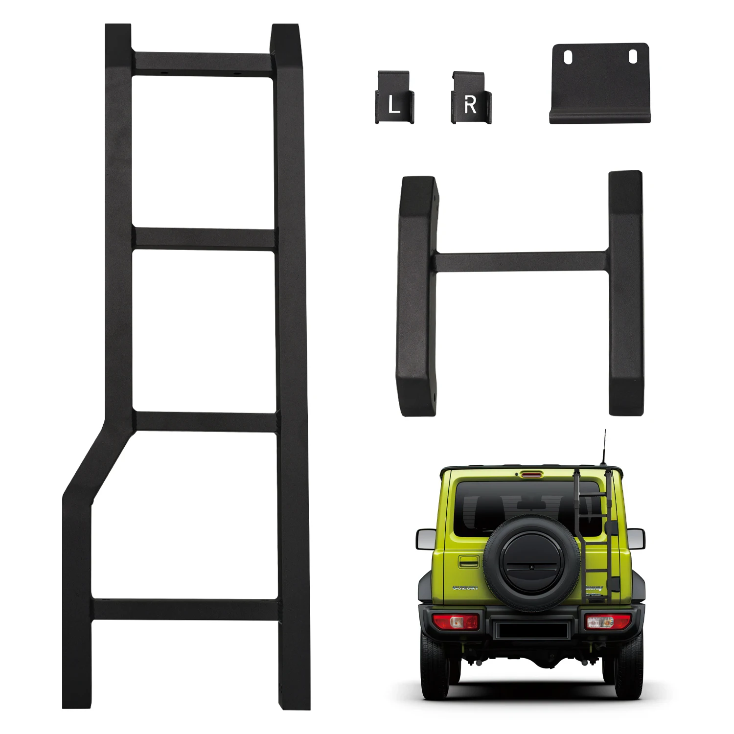 Archaic High Quality Metal Material Car Tailgate Ladder For Suzuki Jimny 2018-Up JB74W JB64 Exterior Accessories
Archaic High Quality Metal Material Car Tailgate Ladder For Suzuki Jimny 2018-Up JB74W JB64 Exterior Accessories