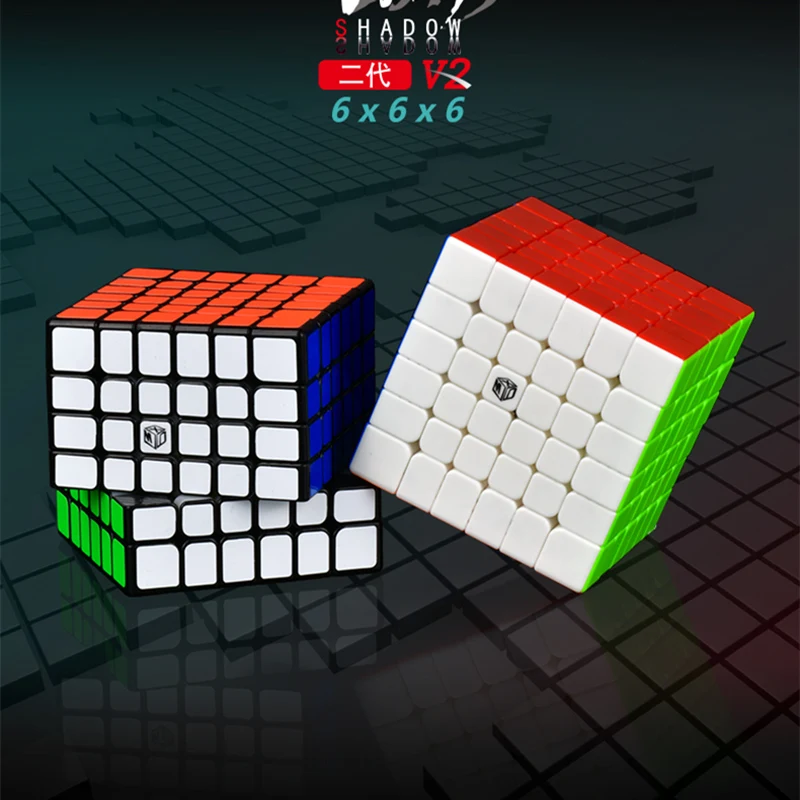 

Qiyi X-Man Shadow V2 M 6x6x6 Magnetic Magic Speed Cube Puzzle Fidget Toys Qiyi XMD Shadow V2M 6x6 Magnetic Cubo Magico