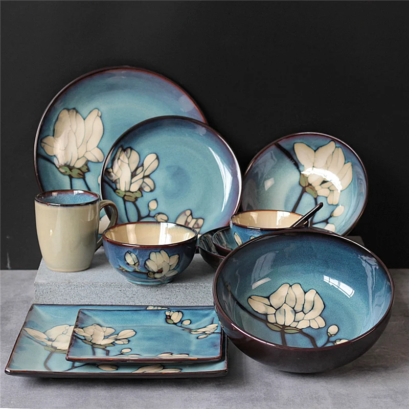 Magnolia Glaze Kiln Series Ceramic Dinner Plate Hand Painted Rice Bowl Noodle Bowl Square Plate Deep Plates Plate Dish Plate
Magnolia Glaze Kiln Series Ceramic Dinner Plate Hand Painted Rice Bowl Noodle Bowl Square Plate Deep Plates Plate Dish Plate