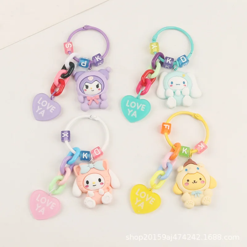 Sanrio симпатичная мультяшная кукла автомобиль брелок кулон Cinnamoroll Melody Kuromi сумка аксессуары Kawaii аниме фигурка девушки подарок
Sanrio симпатичная мультяшная кукла автомобиль брелок кулон Cinnamoroll Melody Kuromi сумка аксессуары Kawaii аниме фигурка девушки подарок