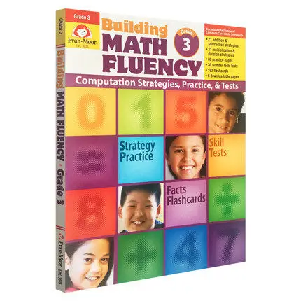 

Evan-Moor Building Math Fluency Grade 3 Evanmoor Children's Original English Assessment Book