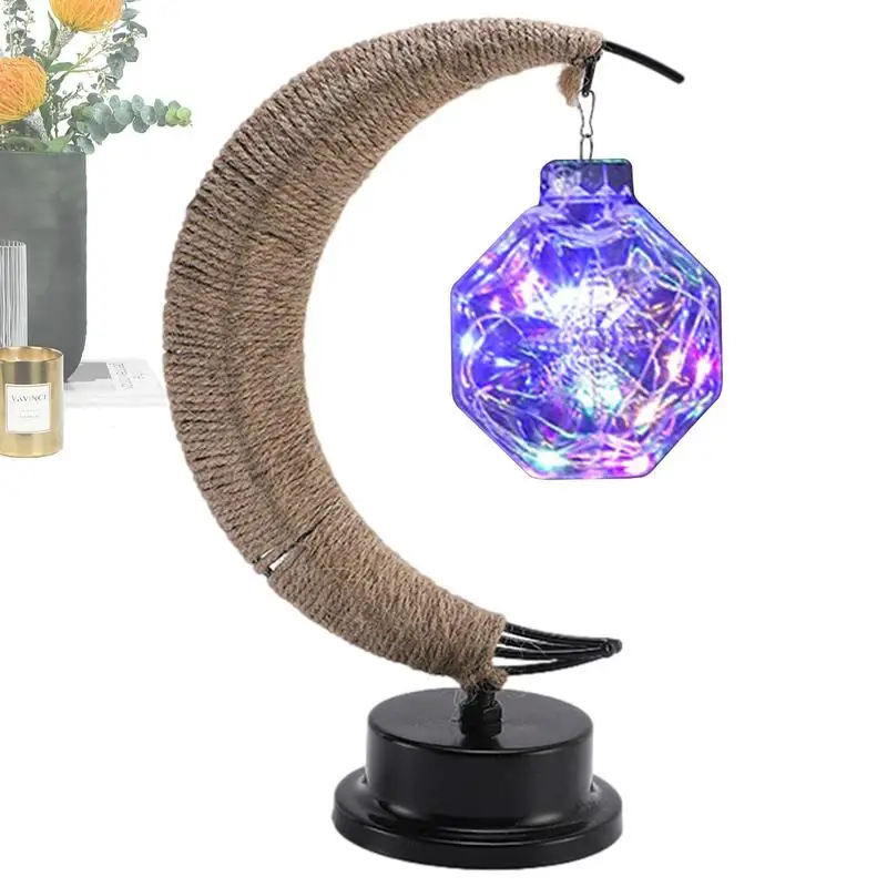 Eid Tabletop Light LED Lighted Decoration Lighted Decoration Table Lamp Night Light With Glass Ball Pendant Bedside Lamp Moon
Eid Tabletop Light LED Lighted Decoration Lighted Decoration Table Lamp Night Light With Glass Ball Pendant Bedside Lamp Moon