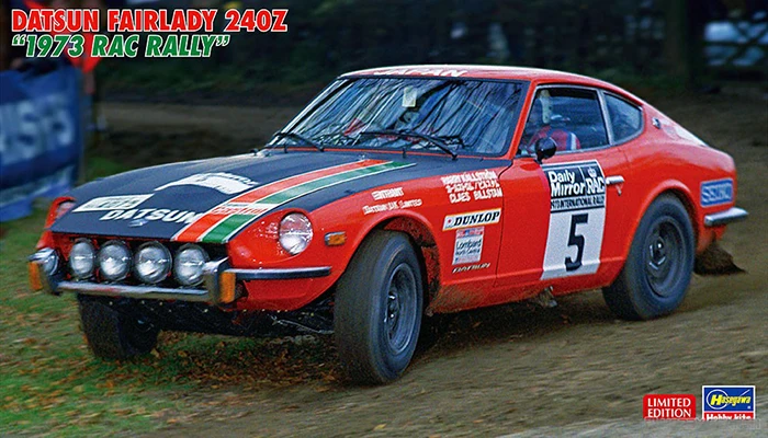 Модель автомобиля Hasegawa 1:24 Datsun Fairlady 240Z 1973 RAC Rally 20555, ограниченная серия, статическая сборка, набор моделей, игрушка
Модель автомобиля Hasegawa 1:24 Datsun Fairlady 240Z 1973 RAC Rally 20555, ограниченная серия, статическая сборка, набор моделей, игрушка