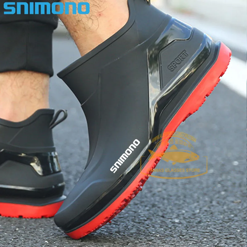 Fishing Rain Shoes Men's Short Waterproof Casual Rain Boots Flat Bottom Light Non Slip Rubber Shoes Thick Bottom Water Fishing
Fishing Rain Shoes Men's Short Waterproof Casual Rain Boots Flat Bottom Light Non Slip Rubber Shoes Thick Bottom Water Fishing
