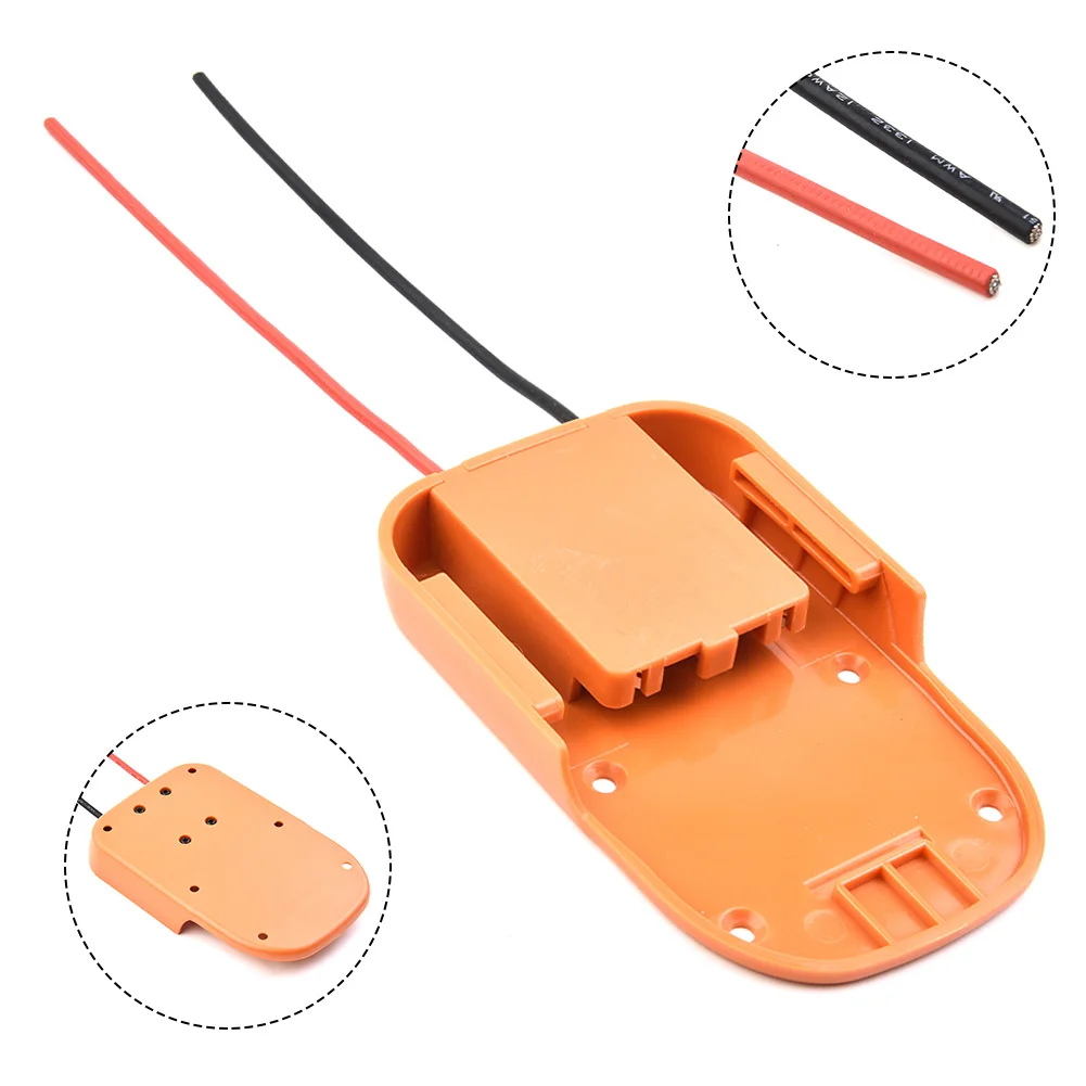 Hot Sale Battery Adapter Power Dock Connector 1 Pcs 12AWG Wire ABS For AEG 18V Power Connectors For RIDGID 18V Industrial Orange
Hot Sale Battery Adapter Power Dock Connector 1 Pcs 12AWG Wire ABS For AEG 18V Power Connectors For RIDGID 18V Industrial Orange