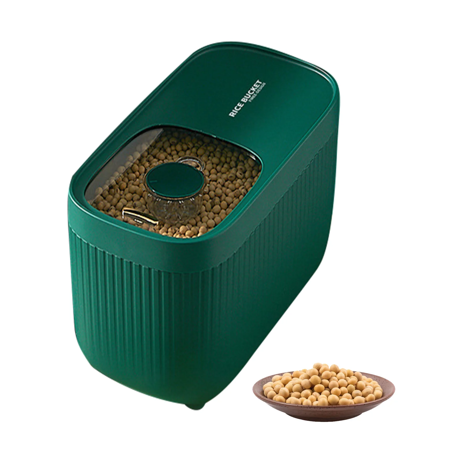 Rice Storage Containers Food Dispenser Bin Bucket Dry Food Container Sealed Rice Bucket Suitable for Storing Cat Dog Food Cereal
Rice Storage Containers Food Dispenser Bin Bucket Dry Food Container Sealed Rice Bucket Suitable for Storing Cat Dog Food Cereal