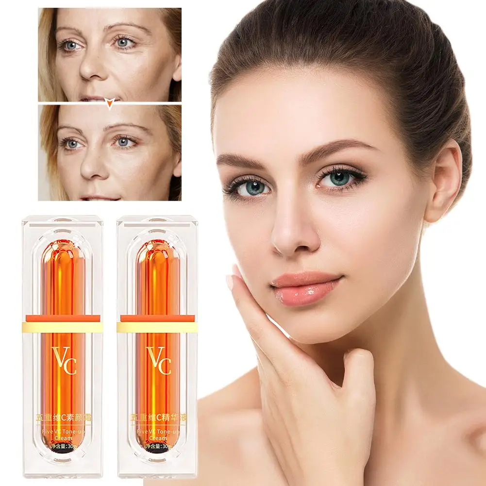 Vitamin C Face Cream/Serum Whitening VC Five Tone Up Pimple Brightening Remover Care Anti Aging Spots Wrinkle Skin Moisturi Q7O1
Vitamin C Face Cream/Serum Whitening VC Five Tone Up Pimple Brightening Remover Care Anti Aging Spots Wrinkle Skin Moisturi Q7O1