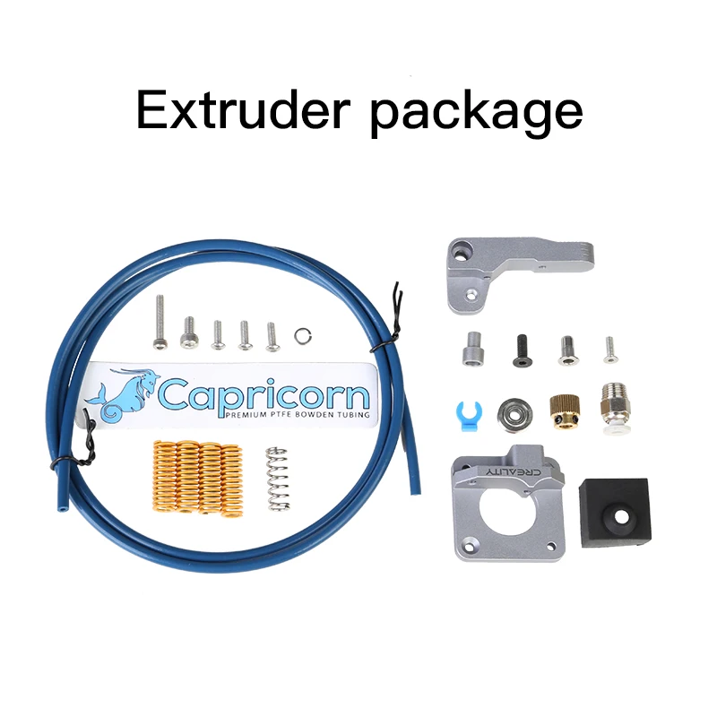 CREALITY 3D Printer Accessories Original Extruder and Capricorn Bowden PTFE Tubing Tube Fitting Push to Connect Bundle Package
CREALITY 3D Printer Accessories Original Extruder and Capricorn Bowden PTFE Tubing Tube Fitting Push to Connect Bundle Package