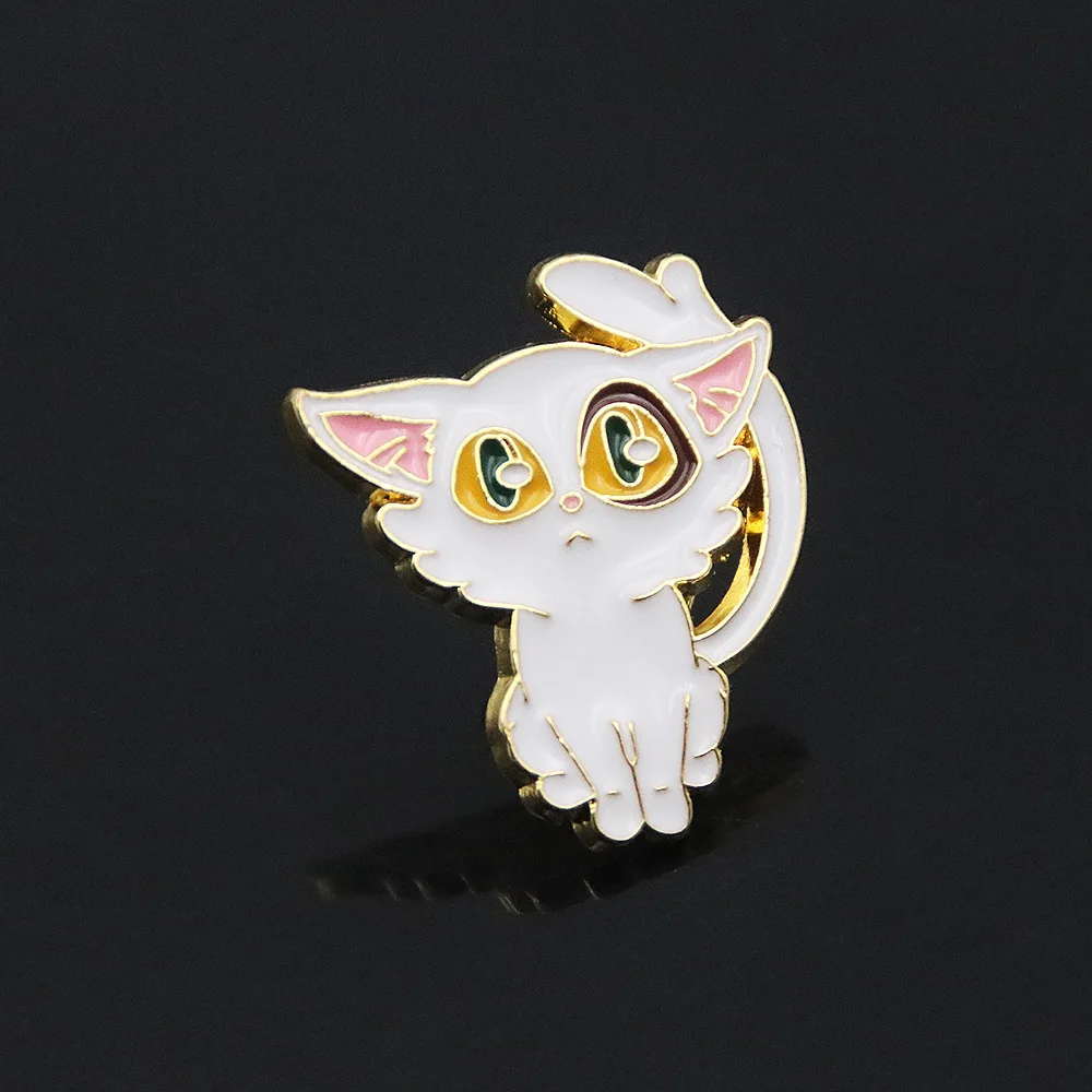 Anime Suzume No Tojimari Daijin Cat Enamel Pins Kawaii White Cat Animal Badge Brooches For Cartoon Fans Shirt Jewelry Gift
Anime Suzume No Tojimari Daijin Cat Enamel Pins Kawaii White Cat Animal Badge Brooches For Cartoon Fans Shirt Jewelry Gift