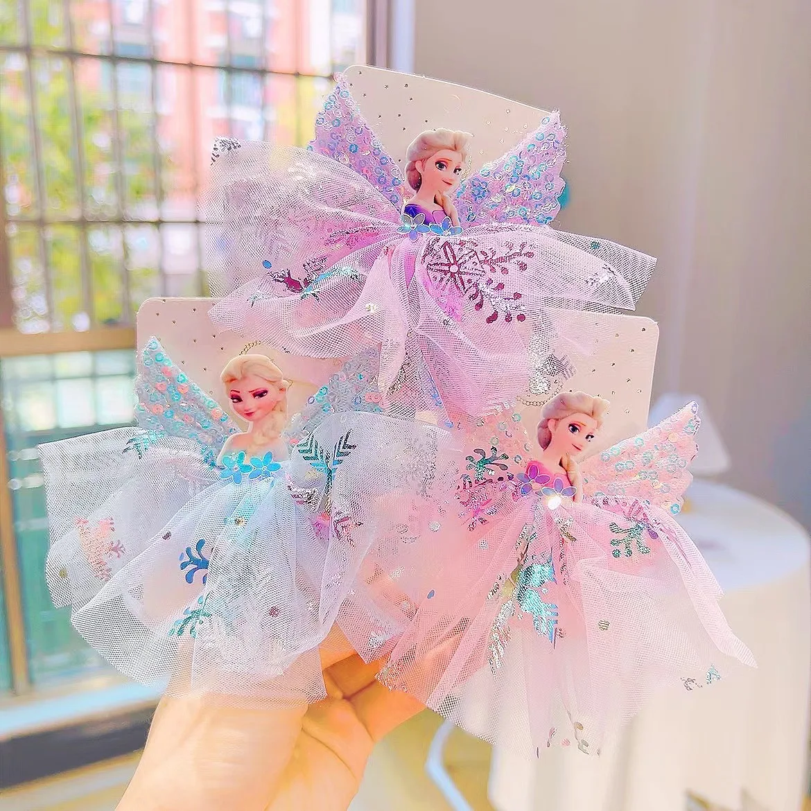 Disney Anime Children's Hairpin Frozen Princess Hair Accessories Kawaii Girls Hairpin Toys Figures Clip Elsa Yarn Headwear
Disney Anime Children's Hairpin Frozen Princess Hair Accessories Kawaii Girls Hairpin Toys Figures Clip Elsa Yarn Headwear