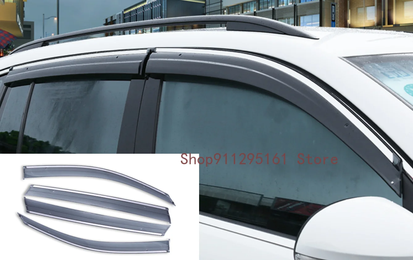 

Дефлектор бокового окна из нержавеющей стали для Toyota Camry 2018-2021, защита от дыма, дождя, солнца, вентиляции, дождя