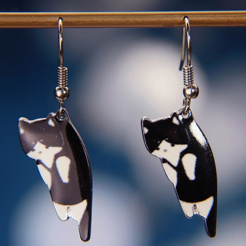 Trendy Cute Kitten Dangle Earrings For Women Hanging Cat Hook Earring Cartoon Sweet Animal Metal Stud Ear Ring Fashion Jewelry
Trendy Cute Kitten Dangle Earrings For Women Hanging Cat Hook Earring Cartoon Sweet Animal Metal Stud Ear Ring Fashion Jewelry