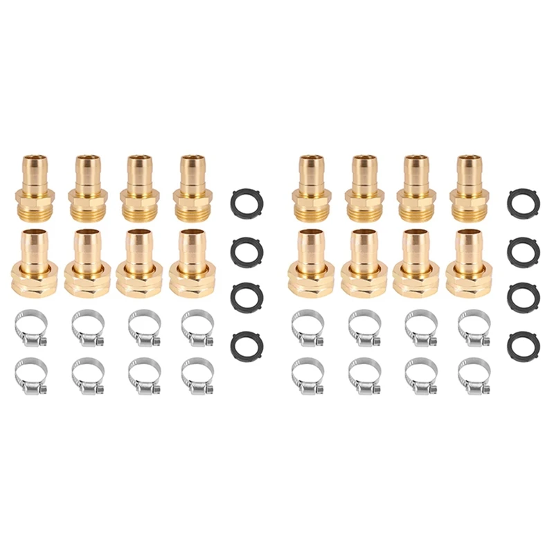 8 PCS 3/4 Inch Garden Hose Mender End Repair Kit Garden Hose Repair Connector Male And Female Garden Hose Fittings
8 PCS 3/4 Inch Garden Hose Mender End Repair Kit Garden Hose Repair Connector Male And Female Garden Hose Fittings
