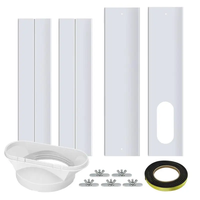 

Air Conditioning Window Sealing Plate Kit Adjustable Length Ventilation Kit Suitable For Most Vertical And Horizontal Sliding