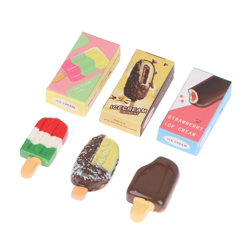 1Set 1:12 Dollhouse Miniature Mini Rainbow Ice Cream Chocolate With Packaging Box Decor Toy For Pretend Play Kitchen Decor Toys
1Set 1:12 Dollhouse Miniature Mini Rainbow Ice Cream Chocolate With Packaging Box Decor Toy For Pretend Play Kitchen Decor Toys