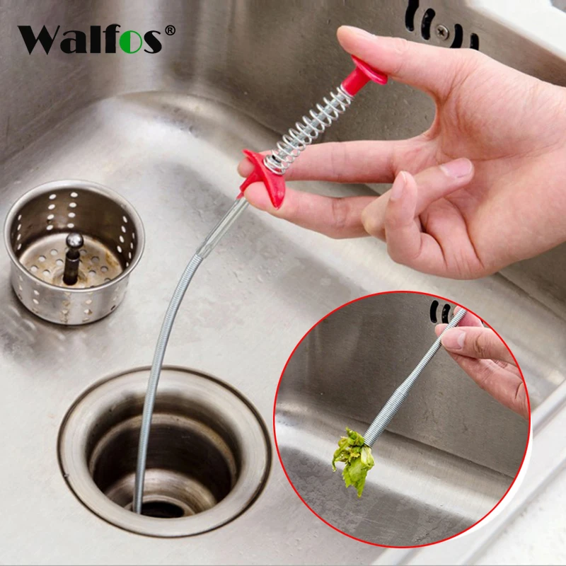 WALFOS Bendable Brush Sewer Pipeline Dredge Sink Hair Brush Cleaner Kitchen Accessories Toilet Brush Cleaning Tools Long 69cm
WALFOS Bendable Brush Sewer Pipeline Dredge Sink Hair Brush Cleaner Kitchen Accessories Toilet Brush Cleaning Tools Long 69cm