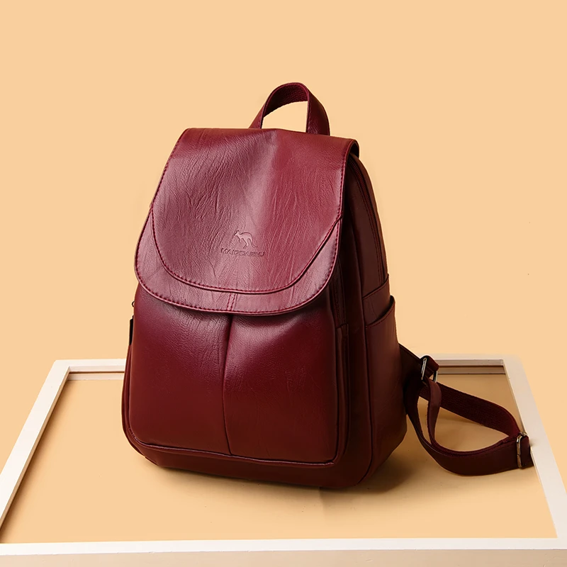 2022 New Casual Luxury Brand Design Backpack Women High Quality Soft Pu Leather Large Capacity School Bags Travel Backpacks Sac
2022 New Casual Luxury Brand Design Backpack Women High Quality Soft Pu Leather Large Capacity School Bags Travel Backpacks Sac