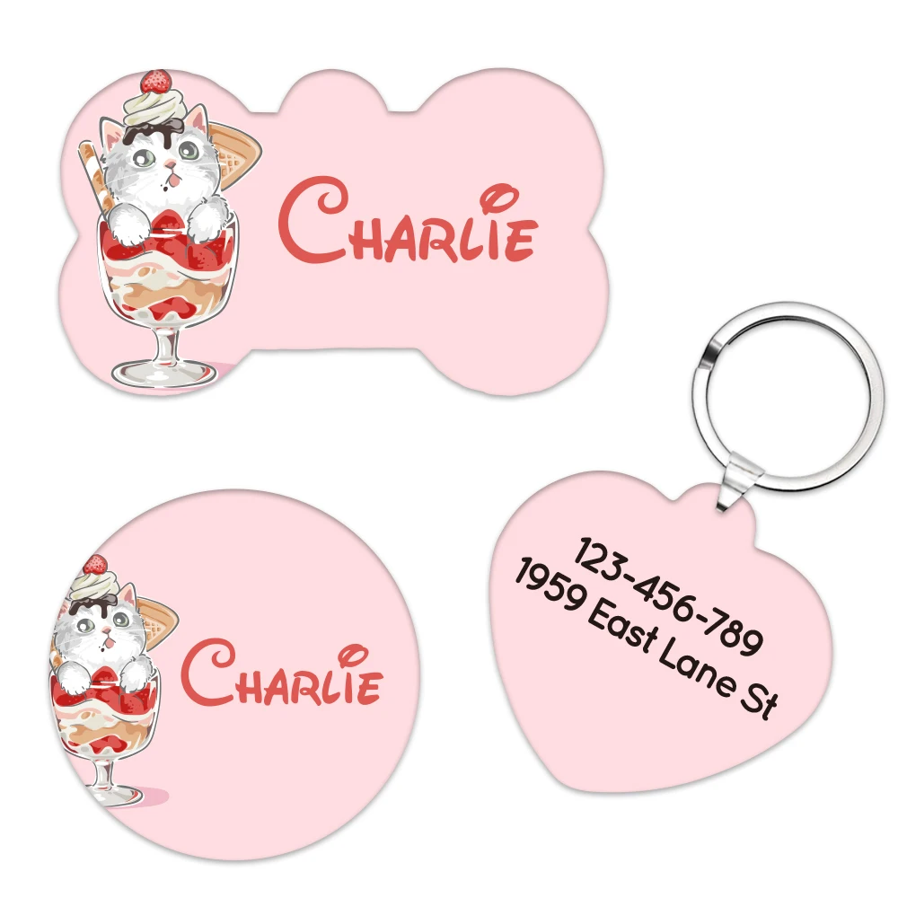 Cat Tags Personalized - Small and Cute Cat Name Tags with UV Engraved Stainless Steel Metal Tags
Cat Tags Personalized - Small and Cute Cat Name Tags with UV Engraved Stainless Steel Metal Tags