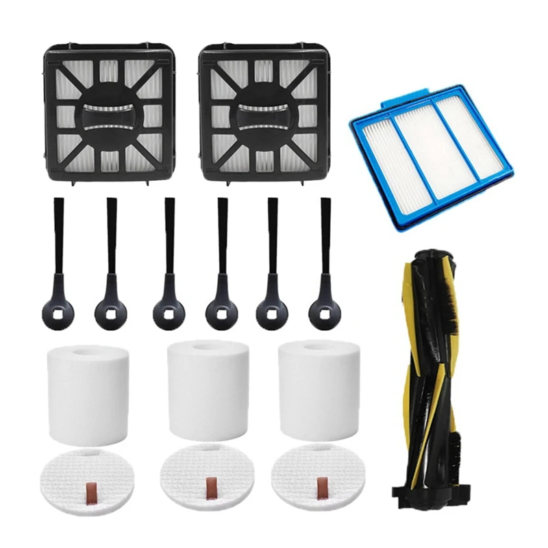 Main Roller Brush Side Brushes Dust Foam Filter For Shark IQ RV1001AE RV101 Vacuum Cleaner Replacement
Main Roller Brush Side Brushes Dust Foam Filter For Shark IQ RV1001AE RV101 Vacuum Cleaner Replacement
