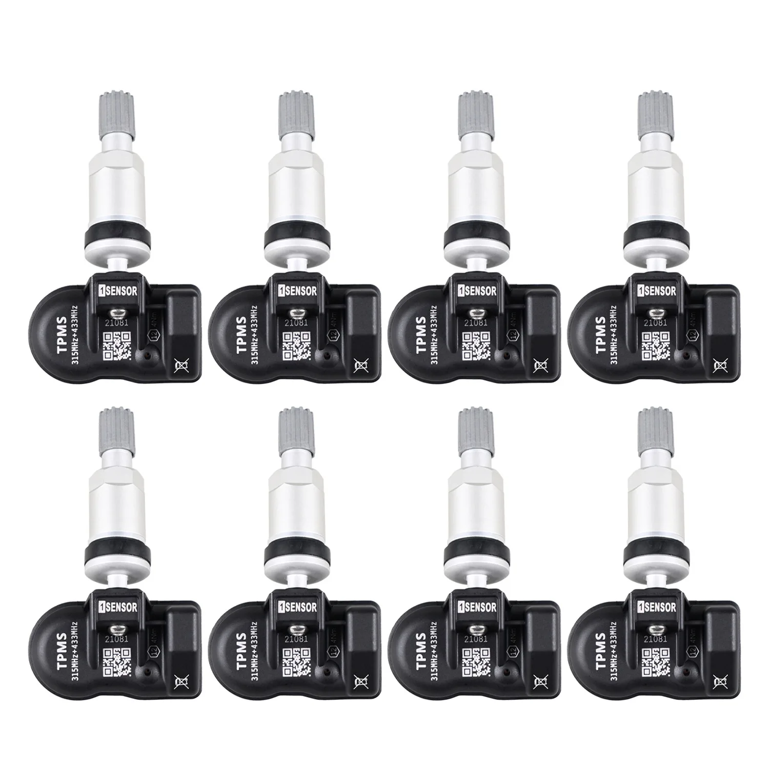 8Pcs Programmable Tire Sensor 433MHz 315MHZ TPMS Sensor Repair Tools Scanner Pad Tire Pressure Monitor Tester Universal
8Pcs Programmable Tire Sensor 433MHz 315MHZ TPMS Sensor Repair Tools Scanner Pad Tire Pressure Monitor Tester Universal