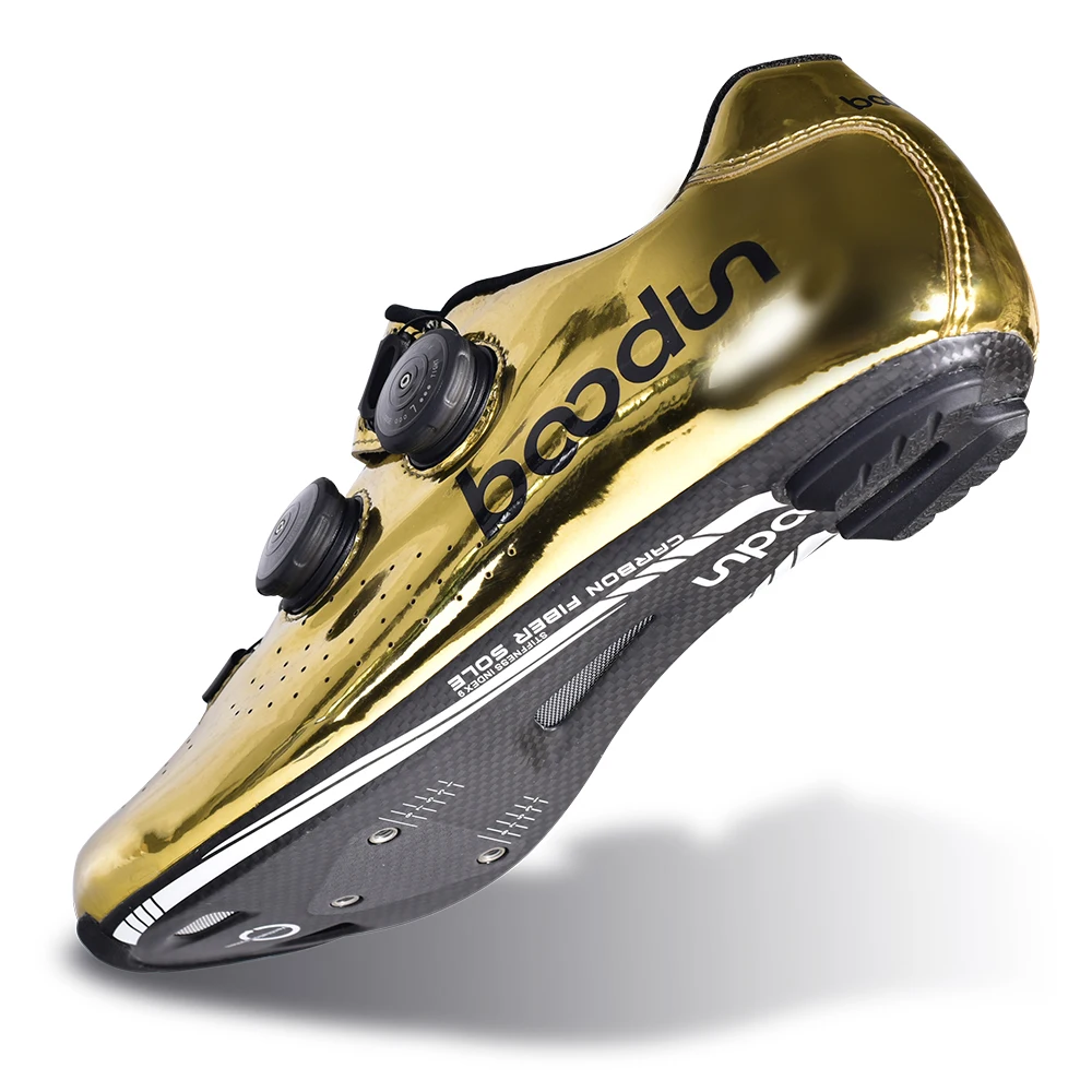 Boodun Tyrant gold Road Cycling Shoes road bike Self-Locking Shoes Carbon Fiber Ultralight professional Bicycle Racing Shoes New
Boodun Tyrant gold Road Cycling Shoes road bike Self-Locking Shoes Carbon Fiber Ultralight professional Bicycle Racing Shoes New
