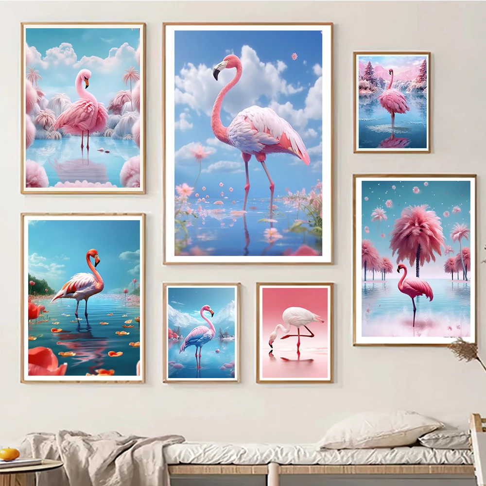 Nordic Wall Decor Pink Flamingo Graffiti Art Canvas Painting Poster and Print Animals Wall Art Pictures for Girl Room Home Decor
Nordic Wall Decor Pink Flamingo Graffiti Art Canvas Painting Poster and Print Animals Wall Art Pictures for Girl Room Home Decor