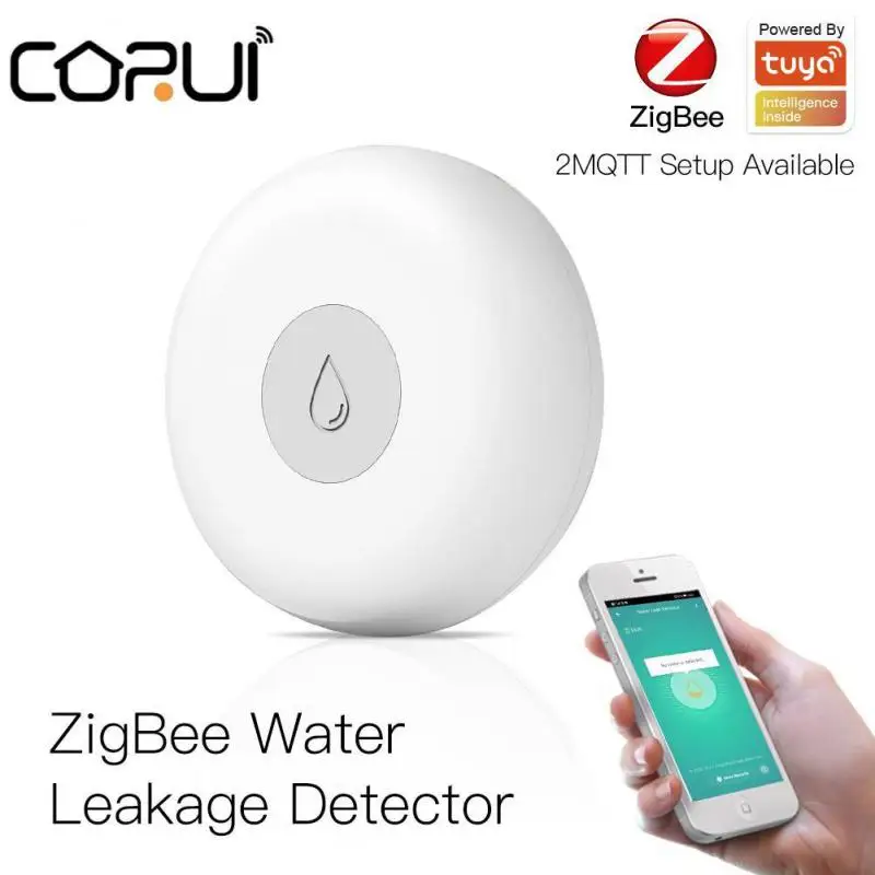 CORUI Tuya ZigBee Water Leak Detector Flood Sensor Flood Overflow Alert Security Alarm System Tuya/Smart Life App Remote Control
CORUI Tuya ZigBee Water Leak Detector Flood Sensor Flood Overflow Alert Security Alarm System Tuya/Smart Life App Remote Control