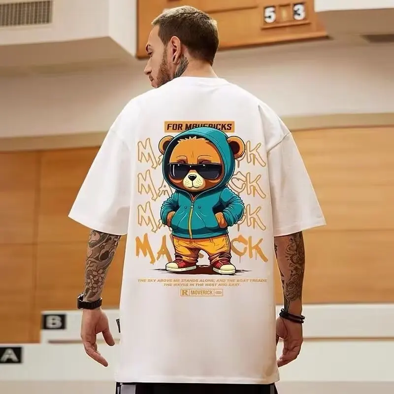 Summer Men's Cotton T-shirt Japan Men's Cool BearTee High Quality White T Shirt O-neck Short Sleeve Tops Shirt Men Clothing
Summer Men's Cotton T-shirt Japan Men's Cool BearTee High Quality White T Shirt O-neck Short Sleeve Tops Shirt Men Clothing