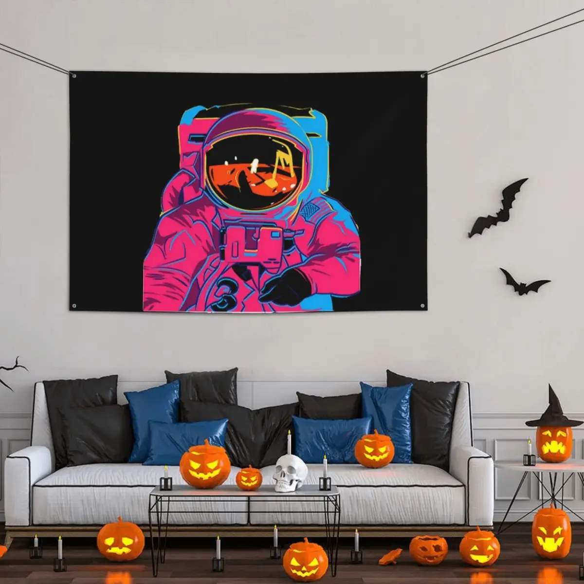 

Триппи Радуга астронавт Φ 120x180 см современные декоративные яркие цвета легкий яркий цвет