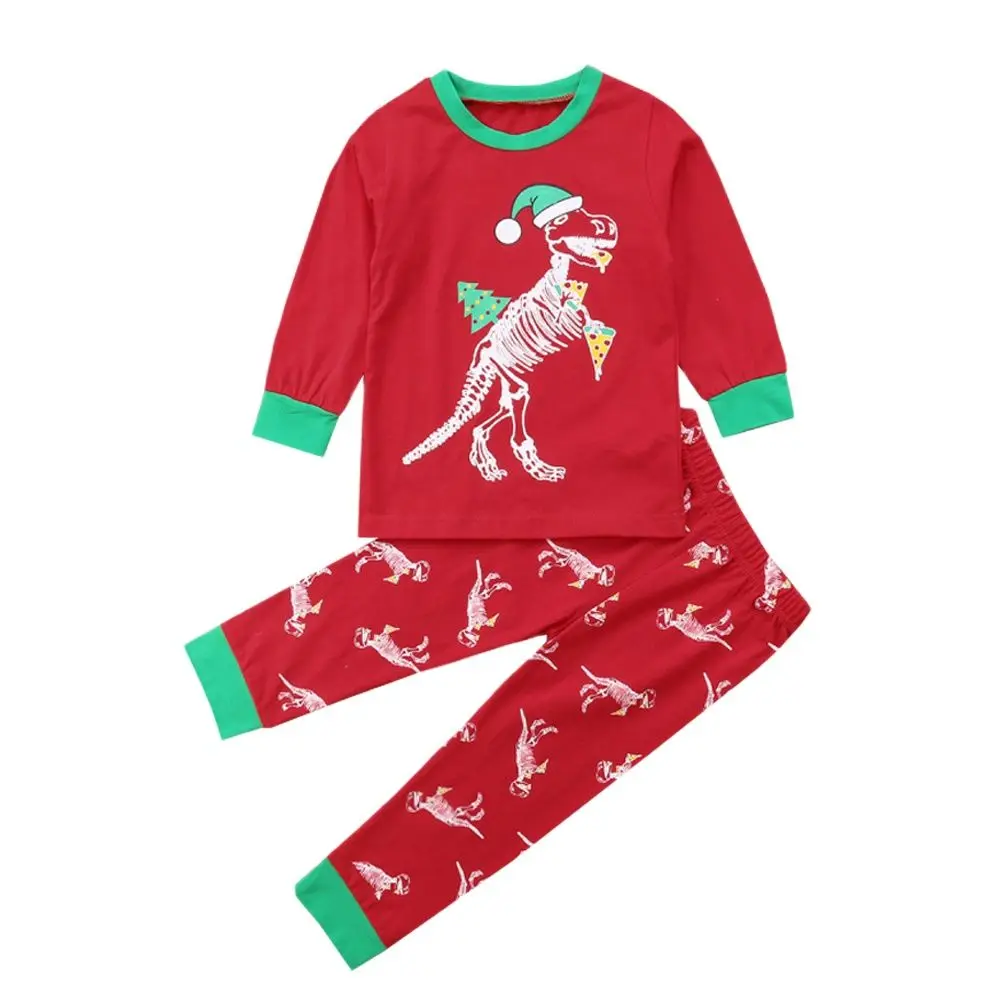 Autumn Winter Kids Clothes Christmas Suit Xmas Dinosaur Infant Baby Boy Girl Tops+Pants Christmas Home Outfits Pajamas Set
Autumn Winter Kids Clothes Christmas Suit Xmas Dinosaur Infant Baby Boy Girl Tops+Pants Christmas Home Outfits Pajamas Set