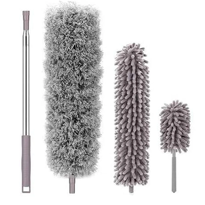 Extendable Feather Duster Kit, Duster Cleaning With Extension Pole Microfiber Washable Duster Hand Duster For Cleaning
Extendable Feather Duster Kit, Duster Cleaning With Extension Pole Microfiber Washable Duster Hand Duster For Cleaning