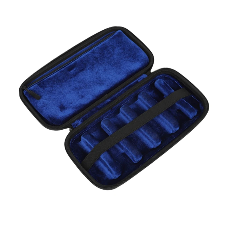 6 Slots Saxophone Mouthpiece Case Abrasion Resistant with Flannel Bag Accessories Portable Saxophone Reed Case
6 Slots Saxophone Mouthpiece Case Abrasion Resistant with Flannel Bag Accessories Portable Saxophone Reed Case