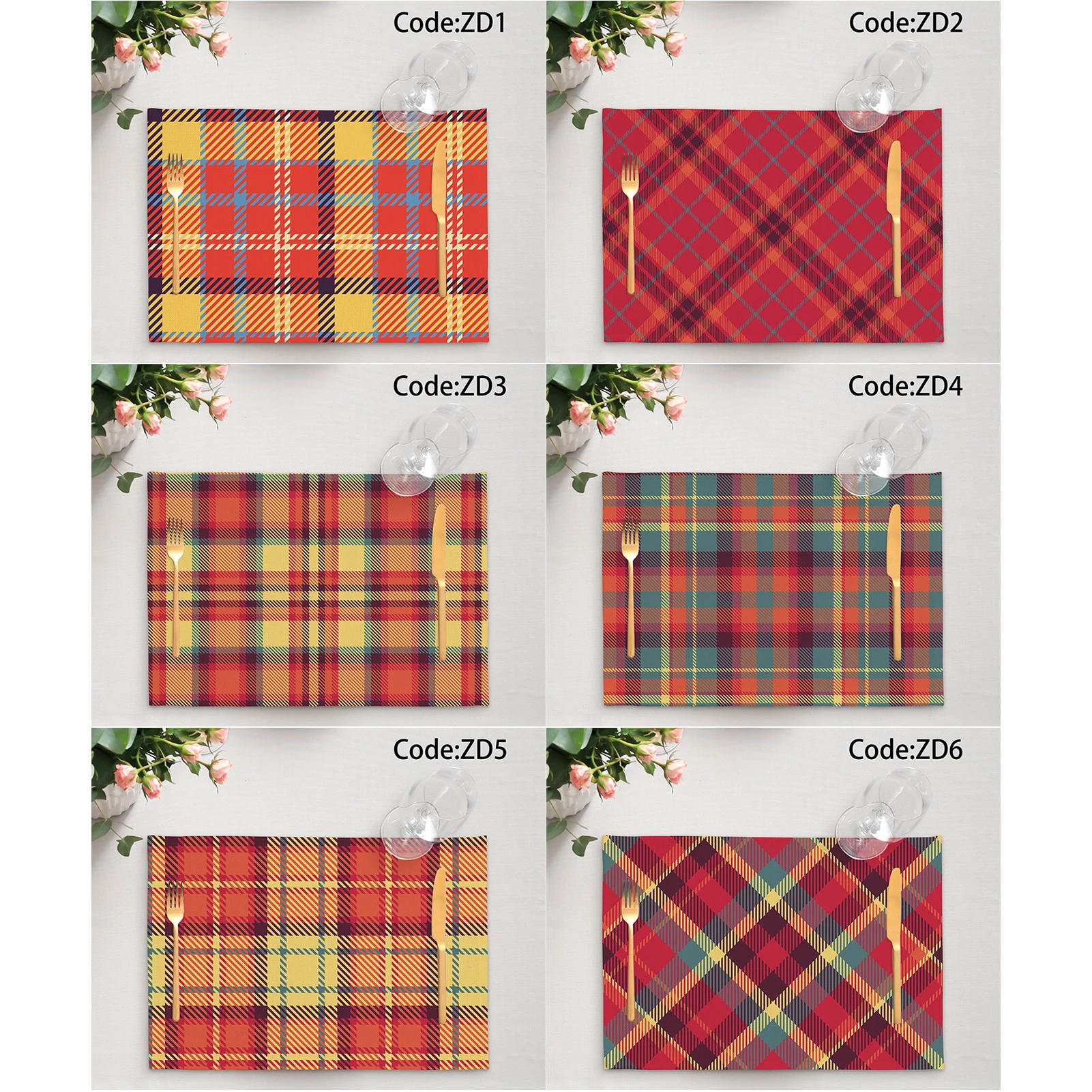 6 шт. разноцветные клетчатые кухонные салфетки, льняные столовые коврики, подставка под горку, ZD1-18
6 шт. разноцветные клетчатые кухонные салфетки, льняные столовые коврики, подставка под горку, ZD1-18