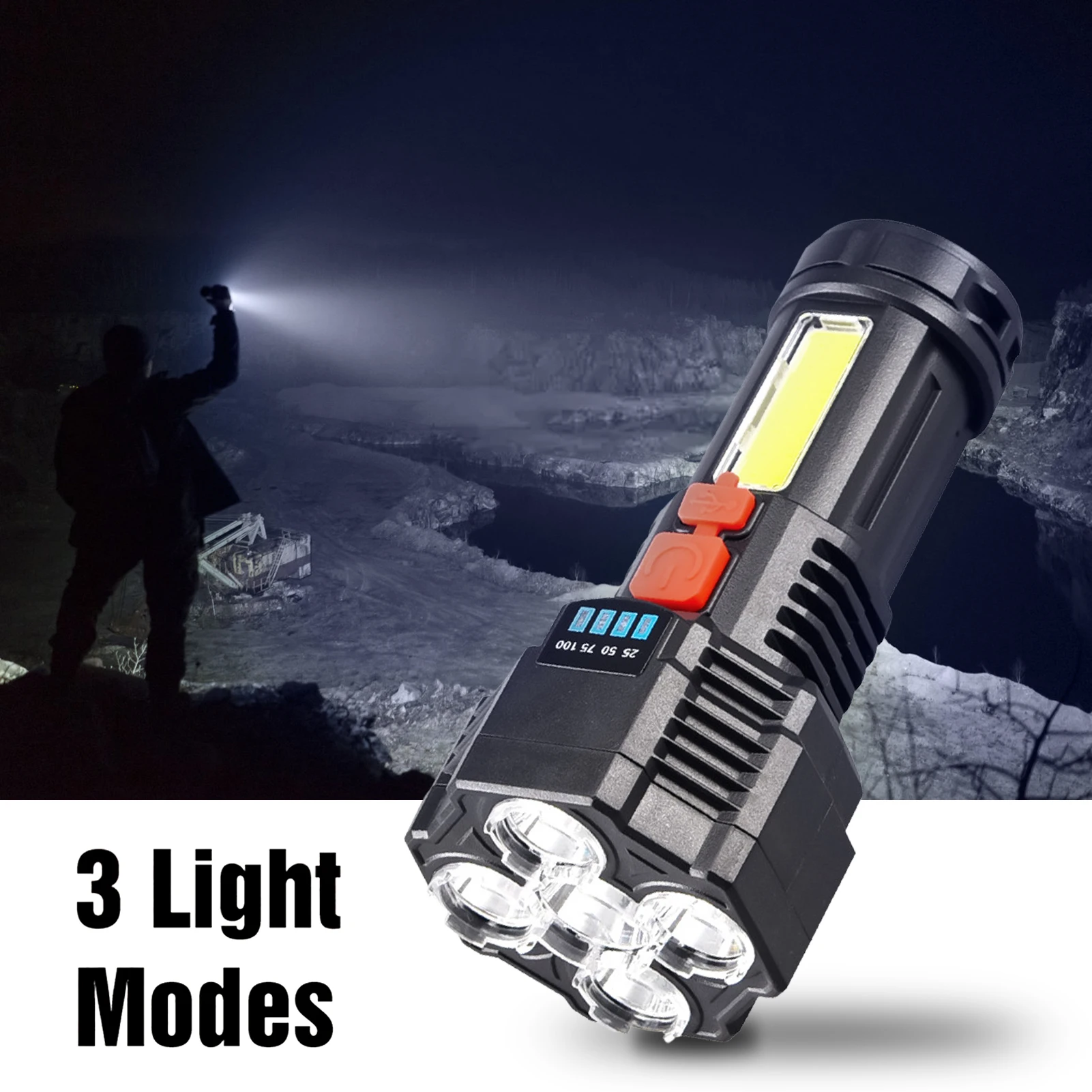 Rechargeable Flashlights Super Bright Rechargeable LED Flashlights USB Rechargeable Flashlight For Camping
Rechargeable Flashlights Super Bright Rechargeable LED Flashlights USB Rechargeable Flashlight For Camping